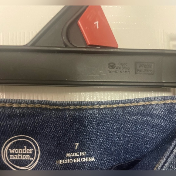 🔴 3/$12 Wonder‎ Nation Blue Denim Girl’s Shorts! NWT! Size 7. - Picture 3 of 4